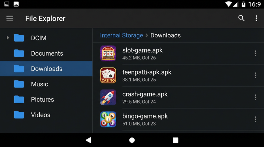 Main screen of 3cardonline gameapk page for PK players